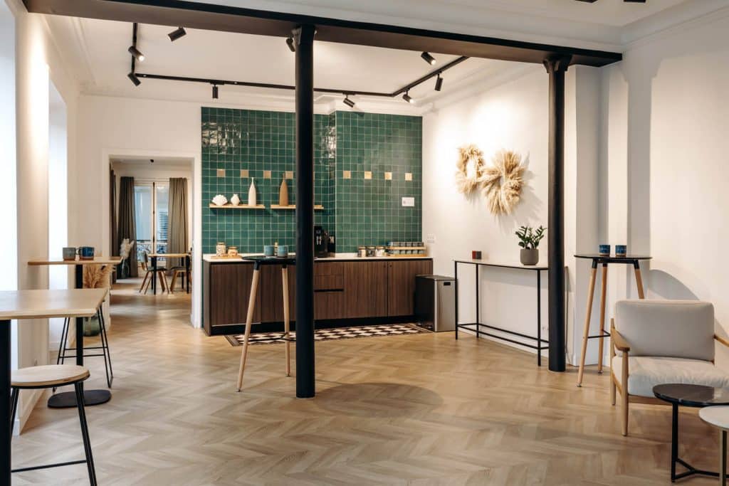 espace cuisine d'un lieu évènementiel parisien