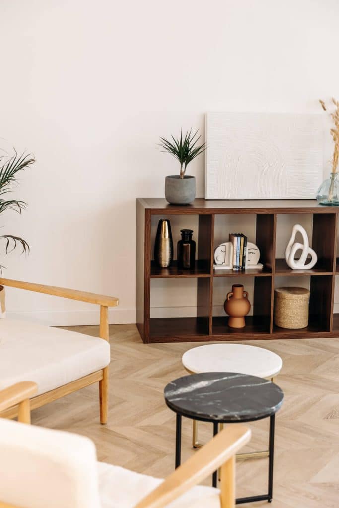 mobilier en bois chaleureux