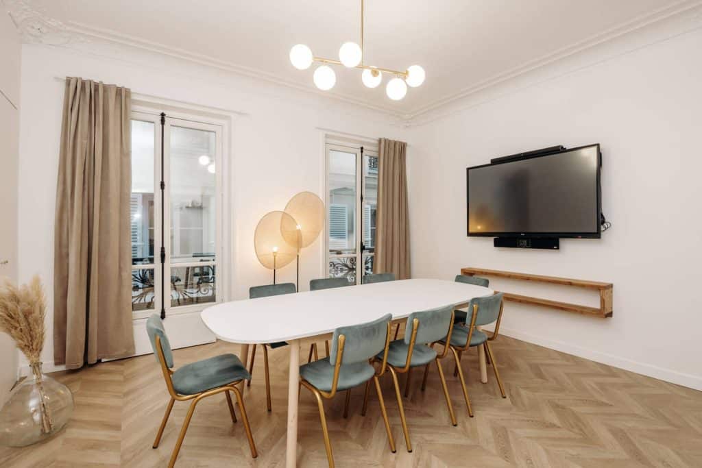 salle de réunion d'un lieu évènementiel parisien
