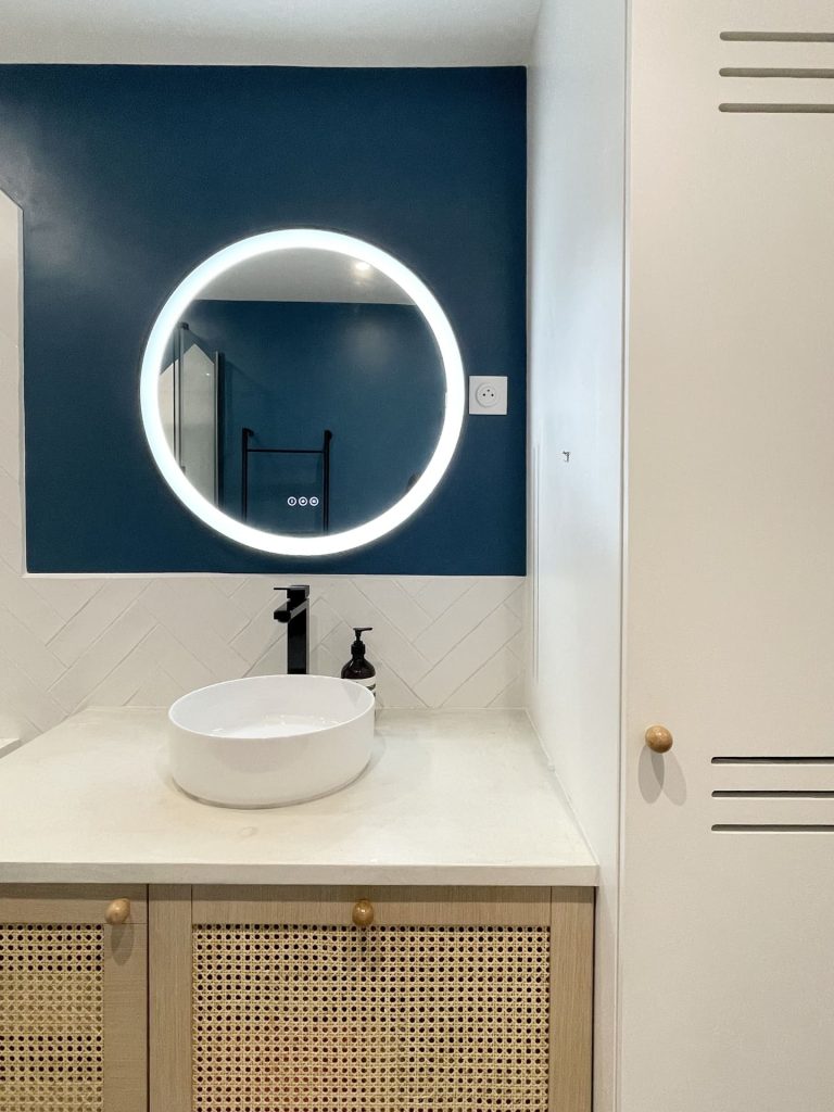 meuble semi sur mesure plum pour la salle de bain parentale